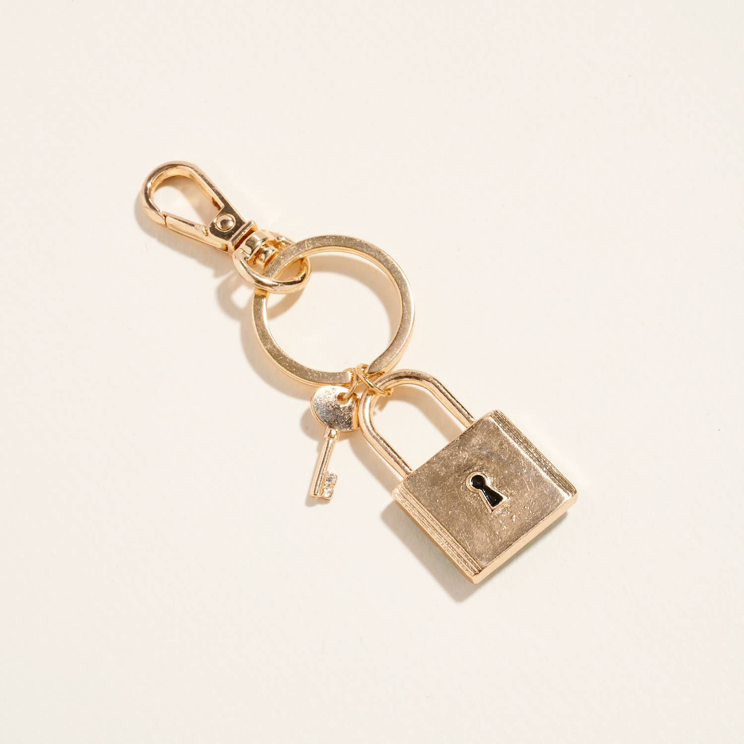 Designature New York - Wholesale Keychain - Unisex - Square Lock Shaped Semi Precious Stone Keychain9