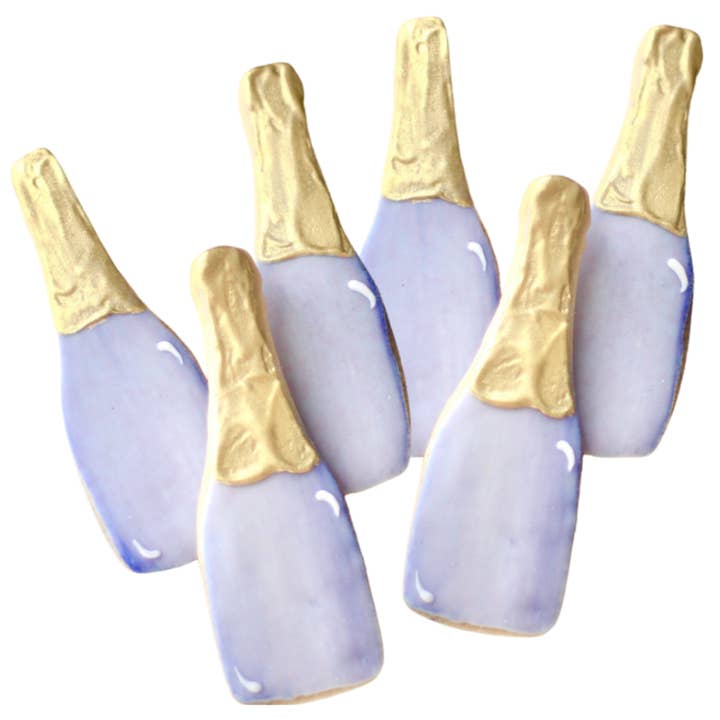 Sweet Sanctions LLC - Wholesale Cookie - Champagne Bottle Cookies