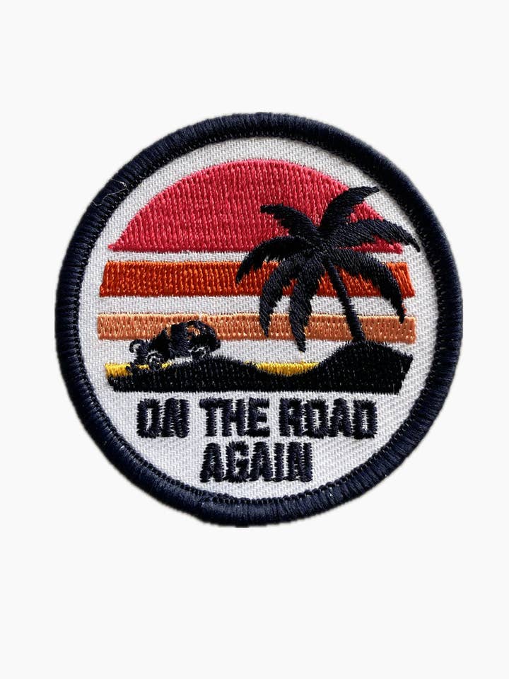 Broderat märke "On The Road Again" för wholesale av Peye et Meye