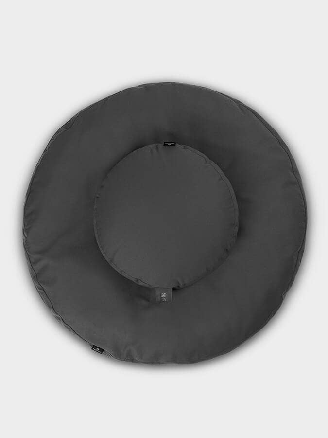 Yoga Studio Store - Vente Accessoire de yoga - Kit coussin de méditation rond Zabuton et Zafu biologique Yoga Studio EU8