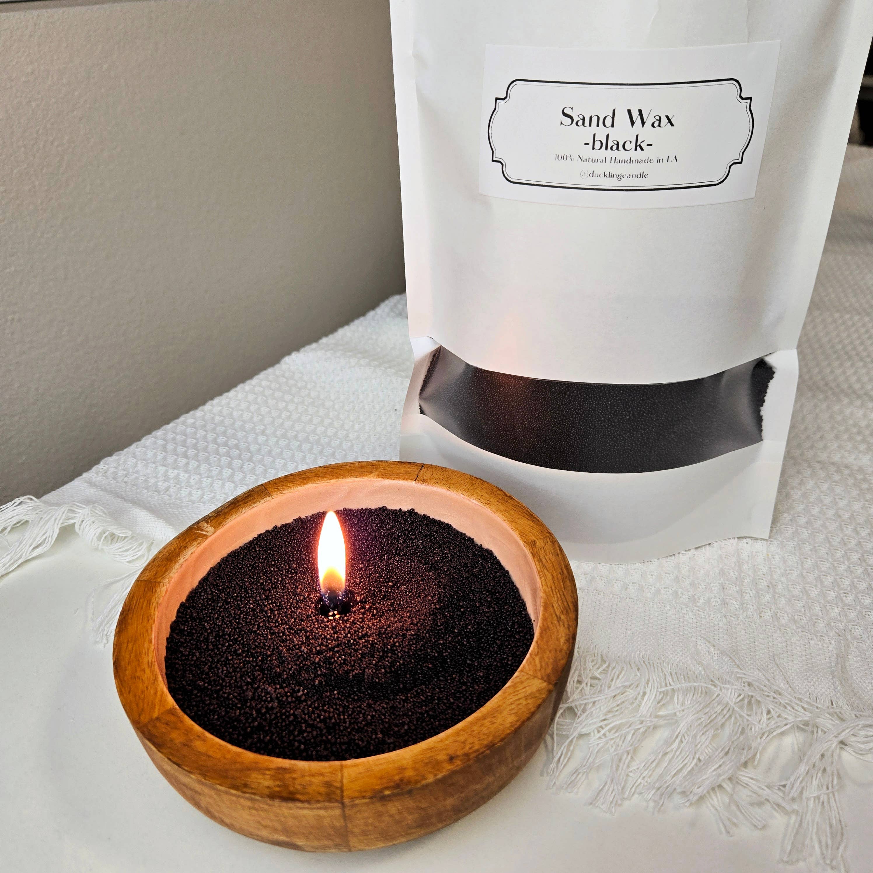 Duckling Candle – Engroshandel DIY-hobbysæt – Sandvoks DIY Lys | 100% Naturligt Perlelys sæt Sort4