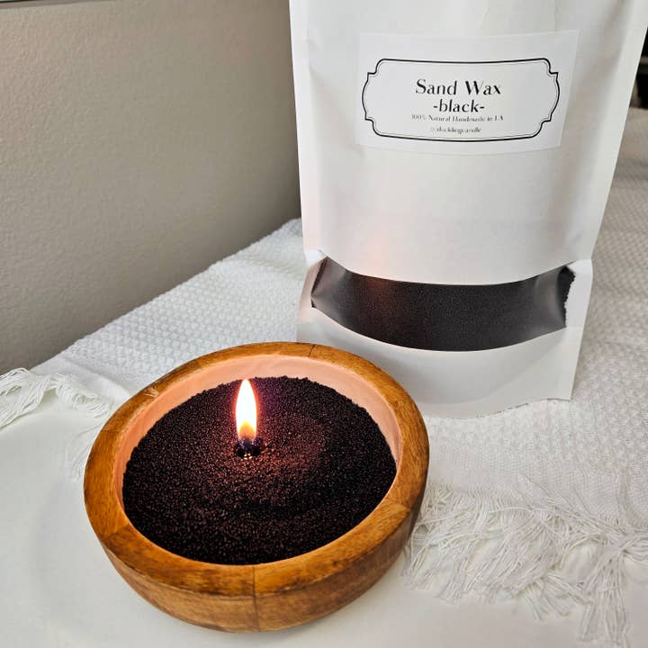 Duckling Candle – Großhandel Bastelset – Sandwachs DIY-Kerze | 100% natürliches Perlenkerzen-Set Schwarz4