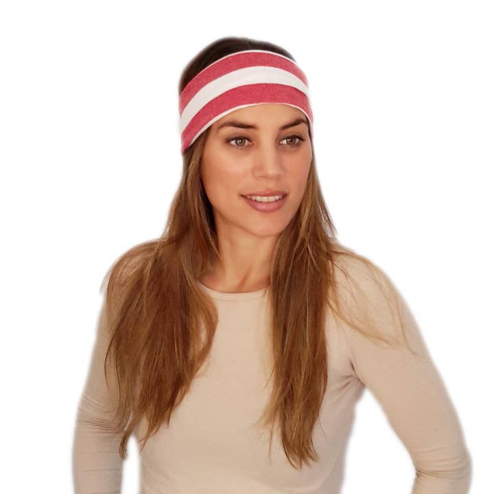 Bandeau élastique pour cheveux · Rayures pour la vente par BRANDELIA