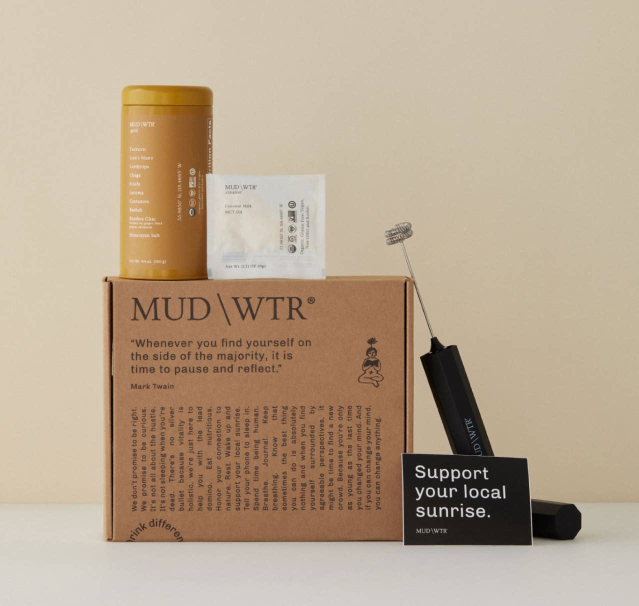 MUD\WTR - Wholesale Powdered Health Drink - MUD\WTR - Afternoon Ritual Starter Kit