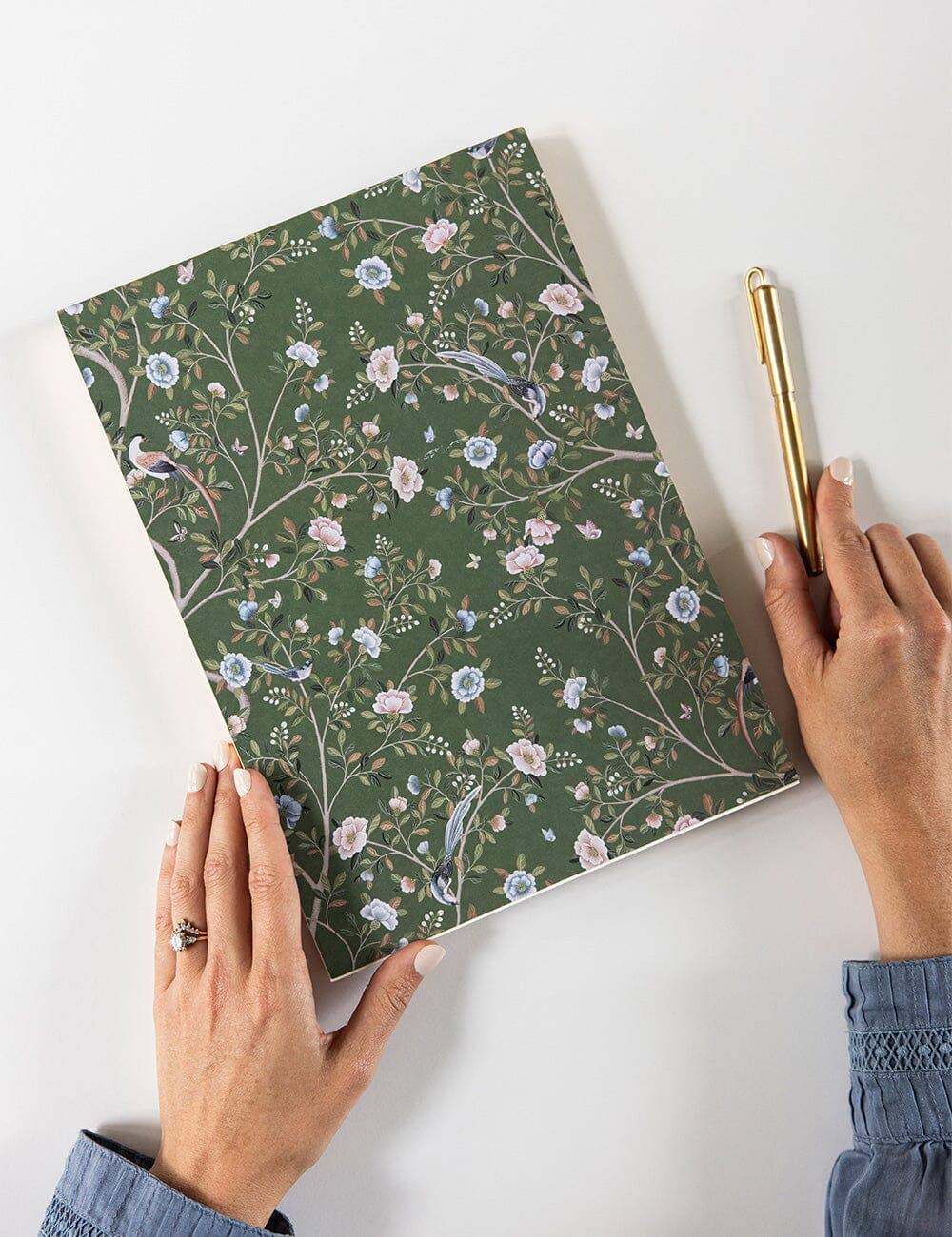 Bespoke Letterpress – wholesale Notepad – Camellia Tree Notepad Jumbo Jotter1