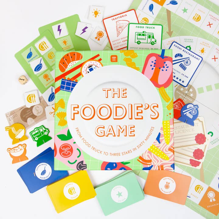 Talking Tables USA - Wholesale Board Game - Foodies Trivia Board Game | Dinner Party Game |