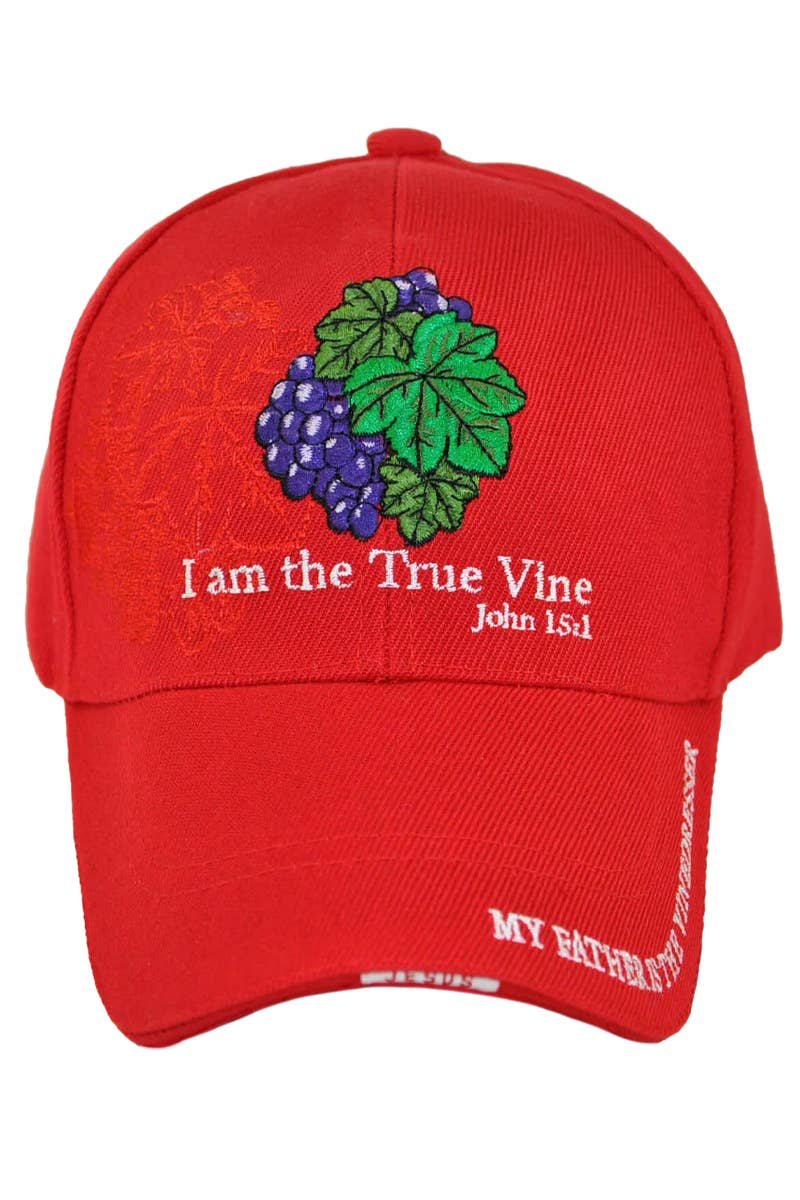 Cap Zone - Wholesale Baseball Cap - Men's - The True Vine Acrylic Velcro Back Baseball Cap3