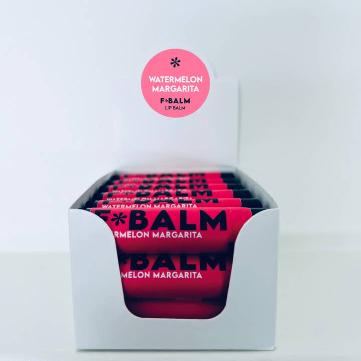 18ER-PACK Lippenbalsam mit Wassermelonen-Margarita-Geschmack für den Großhandel von The F*Balm