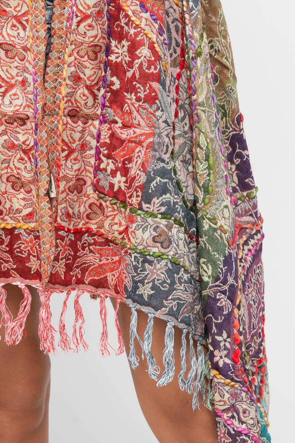 Raj Trading & Imports (USA) Inc. - Wholesale Outerwear Vest - Women's - Savannah Thick Stitch Embroidered Vest3