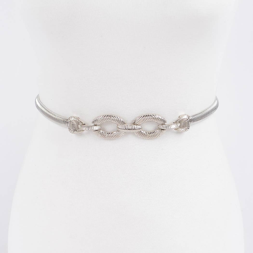 3AM BY H&D ACCESSORIES - Wholesale Belt - Women's - Metal Stretch Belt1