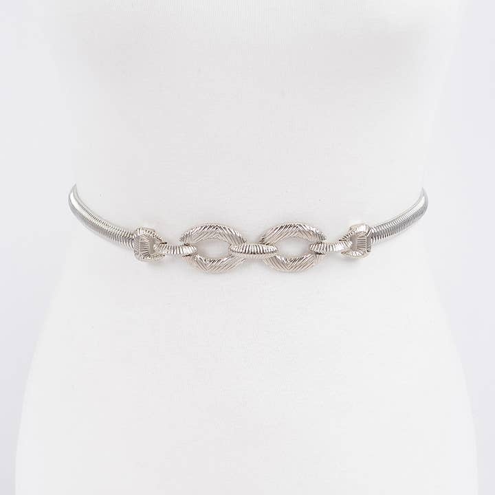 3AM BY H&D ACCESSORIES - Wholesale Belt - Women's - Metal Stretch Belt1