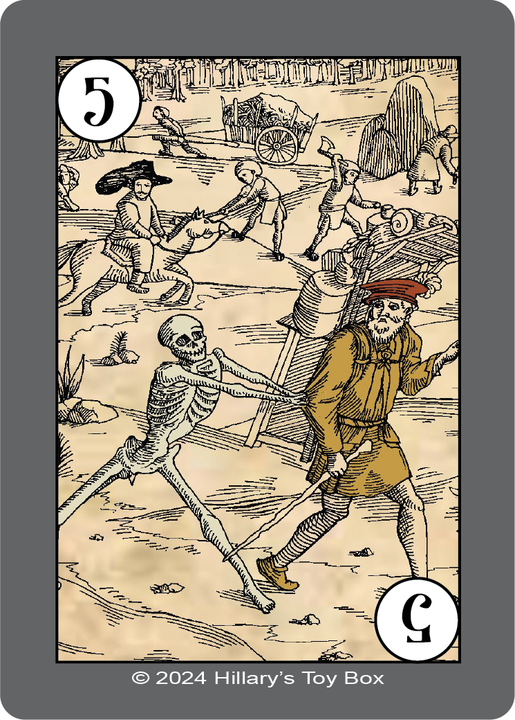 Hillary's Toy Box LLC - Wholesale Card Game - Of Popes & Plagues - Population Deck Expansion4