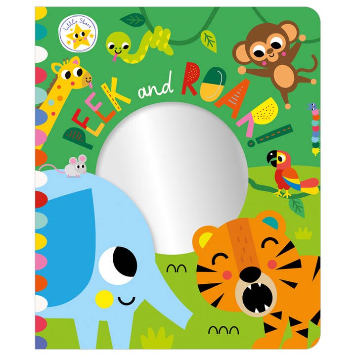 Little Stars Peek and Roar - Gatefold Mirror for wholesale by Make Believe Ideas