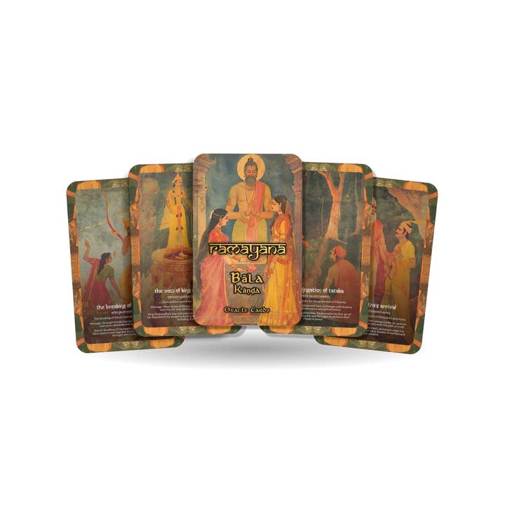 IBIZA TAROT - Wholesale Tarot Cards - Bāla Kāṇḍa Oracle Cards - Divine Origins of Lord Rama
