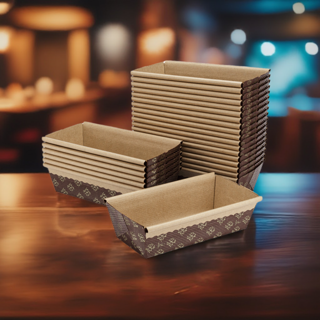 Kitchen Supply Wholesale – Großhandel Backform – Junior-Laib-Papierbackform 25er-Pack, 6 x 2,5 x 2 Zoll4