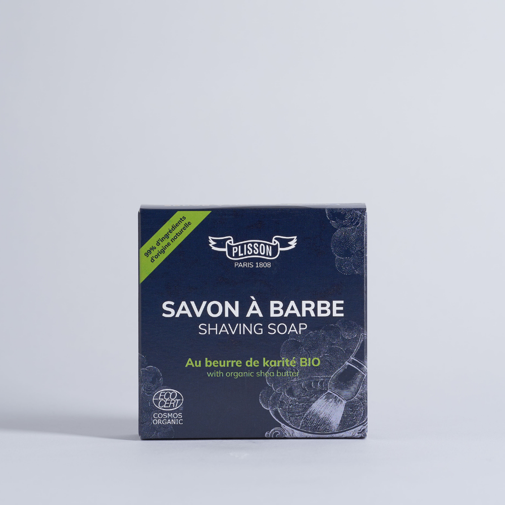 Plisson 1808 – wholesale Bar soap – Men's – ECOCERT certified organic shea butter shaving soap0