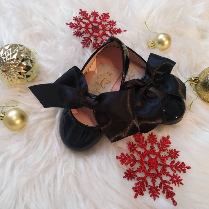 My Baby By Merry - Venta al por mayor Bailarinas/mocasines - Niños - Zapatos Mimi Black Matte