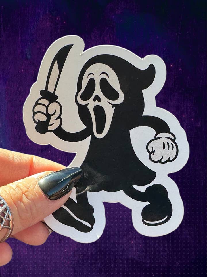 Vintage Ghost Man Sticker for wholesale by Zombie Lounge Bootique
