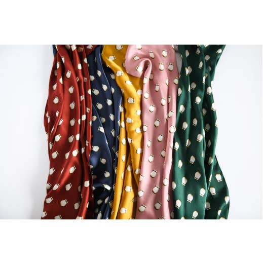 B.Yellowtail - Wholesale Scarf - Women's - Elk Ivory Silk Scarf6