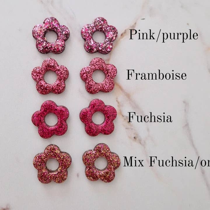 Les Noeuds de Maman - Wholesale Tassel Earrings - Flower earrings (color of your choice)1