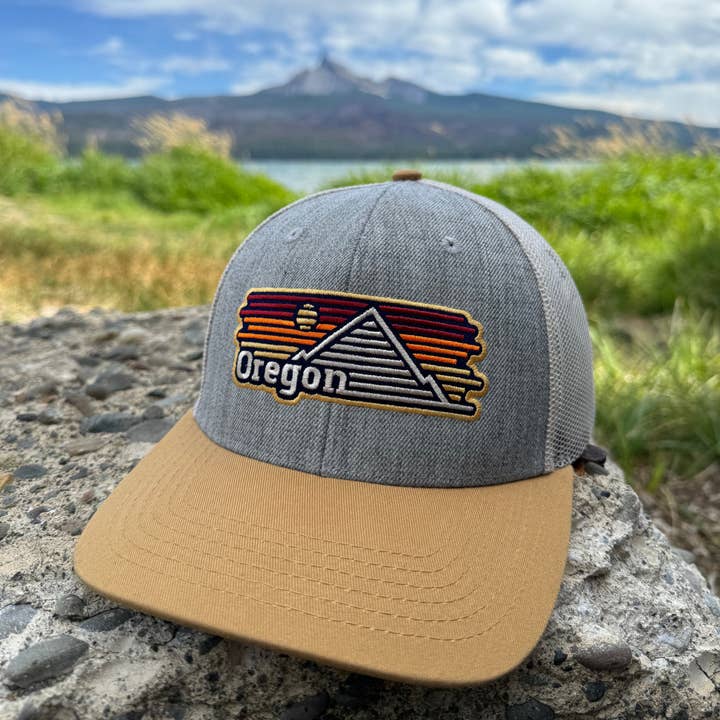 Little Bay Root - Wholesale Trucker Hat - Unisex - Oregon Horizons | Curved bill snapback hat1