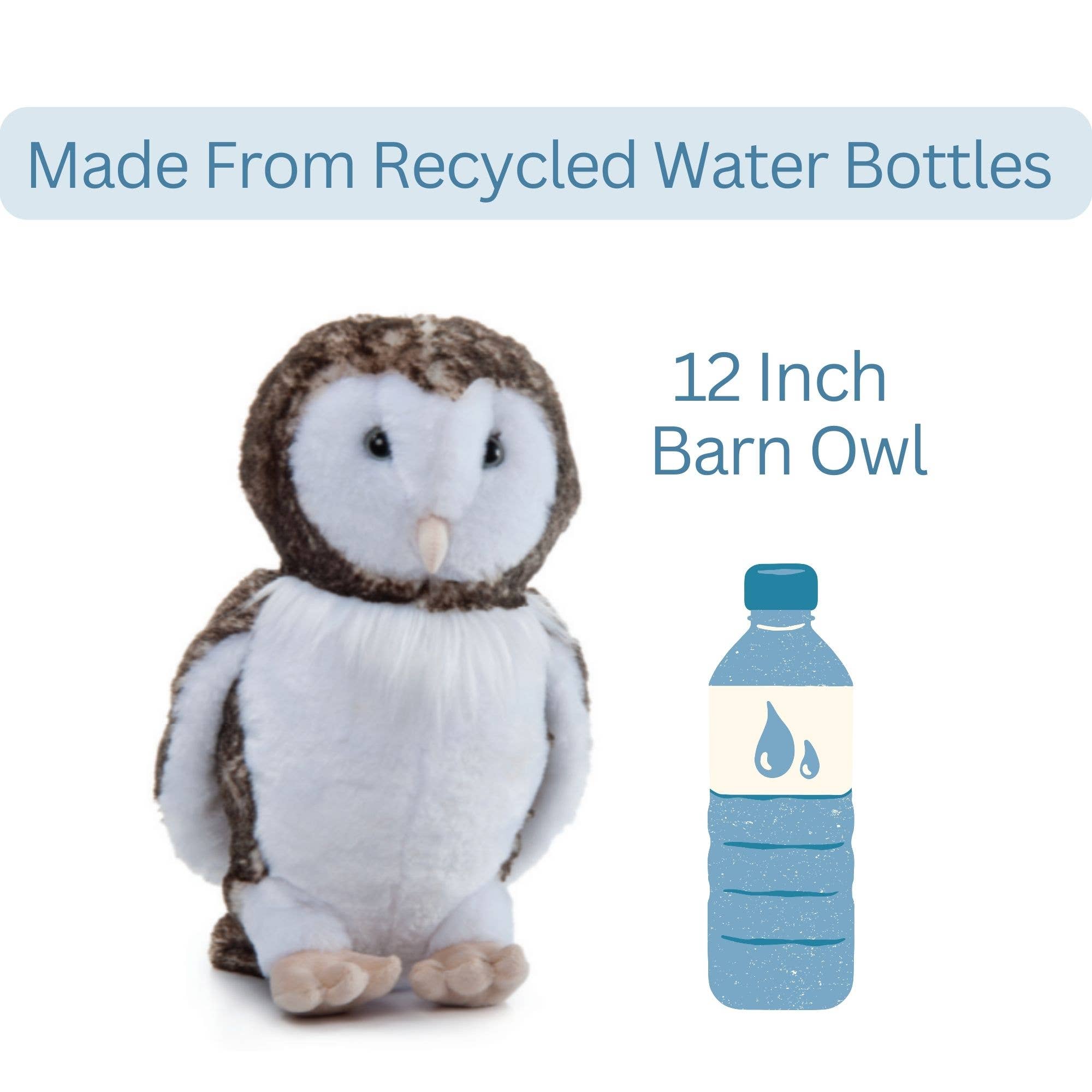 The Petting Zoo - Vendita all'ingrosso Peluche - Bambini e neonati - Barbagianni Wild Onez da 30 cm6