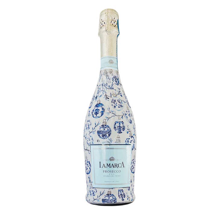 Beau Bottles - Wholesale Wine Gift Bag - Beau Bottles Limited Edition Blue Ornaments- Prosecco Collection