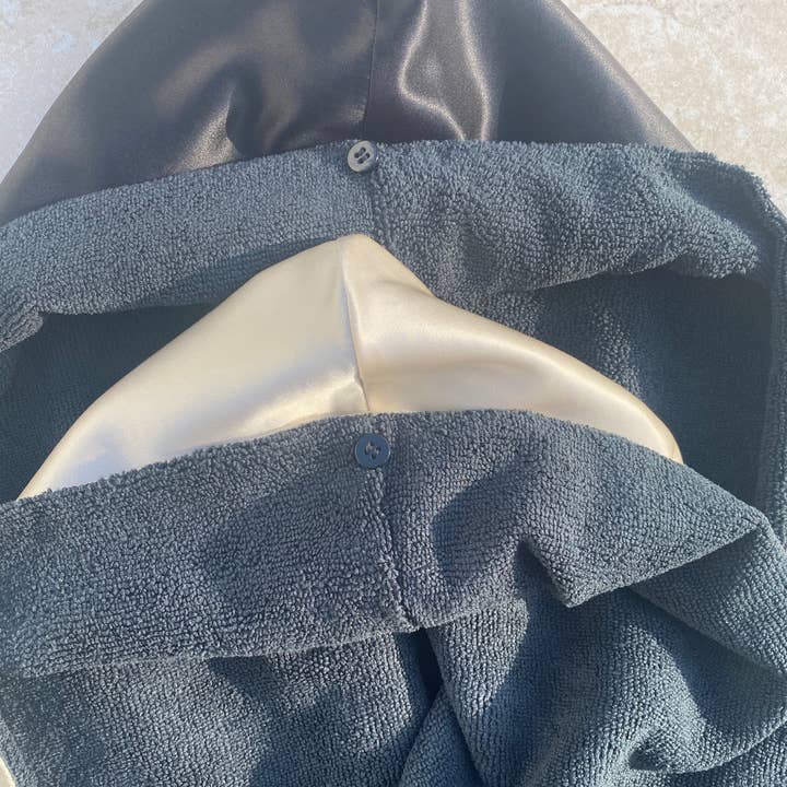Silknlove Co. - Wholesale Hair Towel/Wrap - Pure Silk Reversible Hair Drying Turban7
