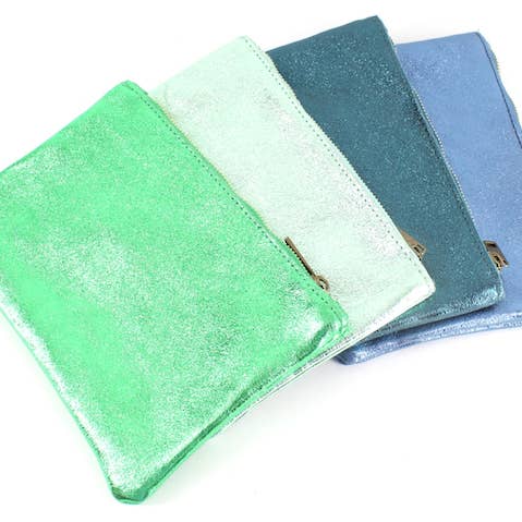 PL23038 Bling Leather Pouch (Made in Italy) for wholesale by Pretty Persuasions