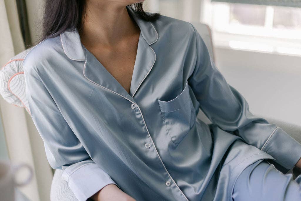 Lenora - Wholesale Sleepwear Set - Women's - CHLOE SATIN PAJAMAS12