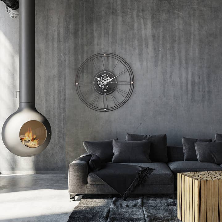 Unek Goods LLC - Wholesale Wall Clock - Roman Gear Clock XXL - 35.7"6