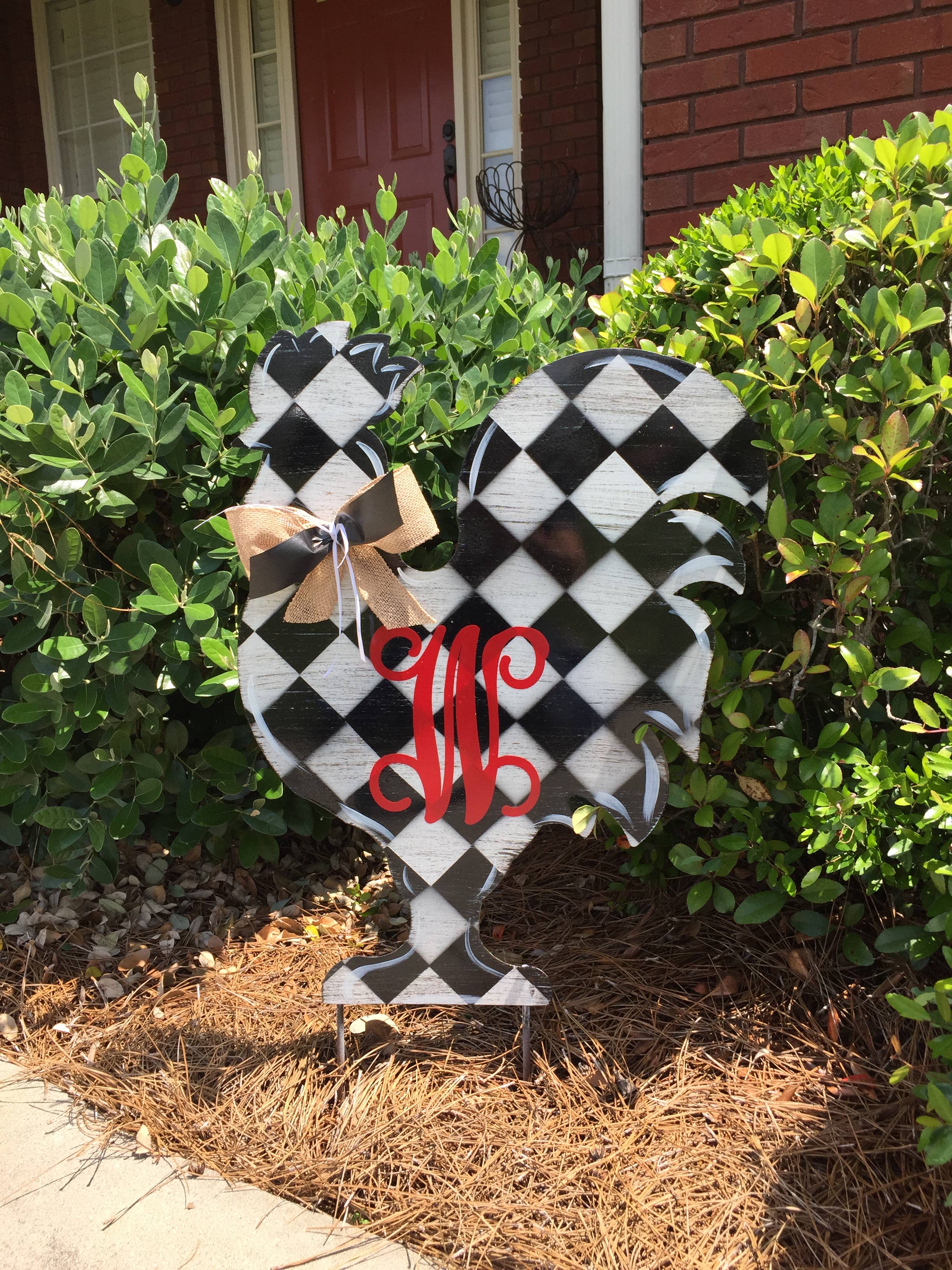 Steel Southern Designs - Wholesale Door Hanger - Outdoor Metal Art Rooster1