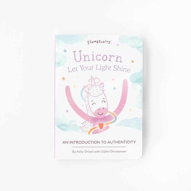 Slumberkins Inc. - Wholesale Stuffed/Plush Toy - Kids & Baby - Unicorn's Authenticity Plush Snuggler Set - with 2 books!3