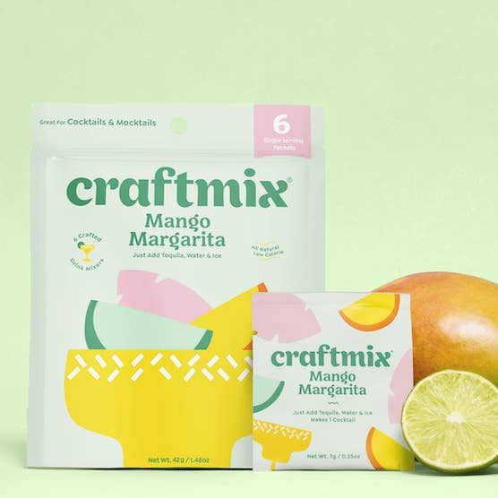 Craftmix – Großhandel Cocktailmischung/-sirup – Mango Margarita Cocktailmixer, Multipack für 6 Portionen