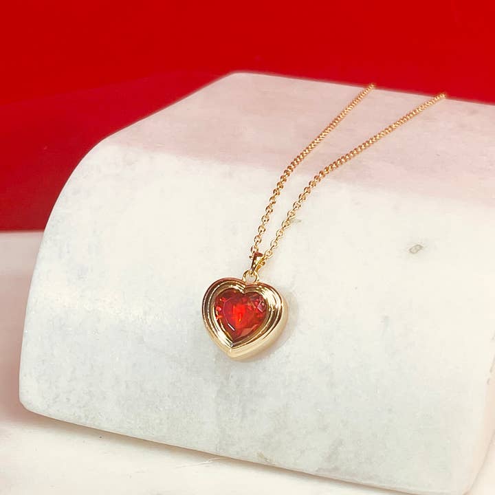 Spitfire Girl - Wholesale Pendant/Charm Necklace - Jackie Heart Necklace