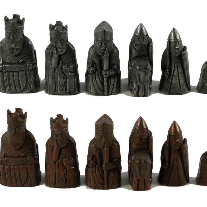 Skakbrikker - Metal Isle of Lewis - 3,5" for engroshandel hos WorldWise Imports