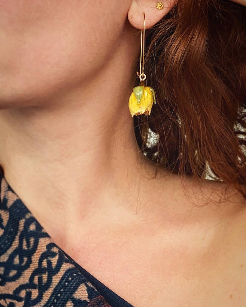 Lakoo Designs – wholesale Hängande örhängen – Rose Drop örhängen4