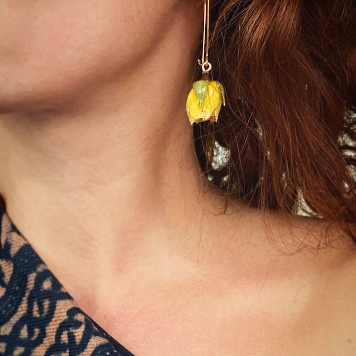 Lakoo Designs – wholesale Hängande örhängen – Rose Drop örhängen4