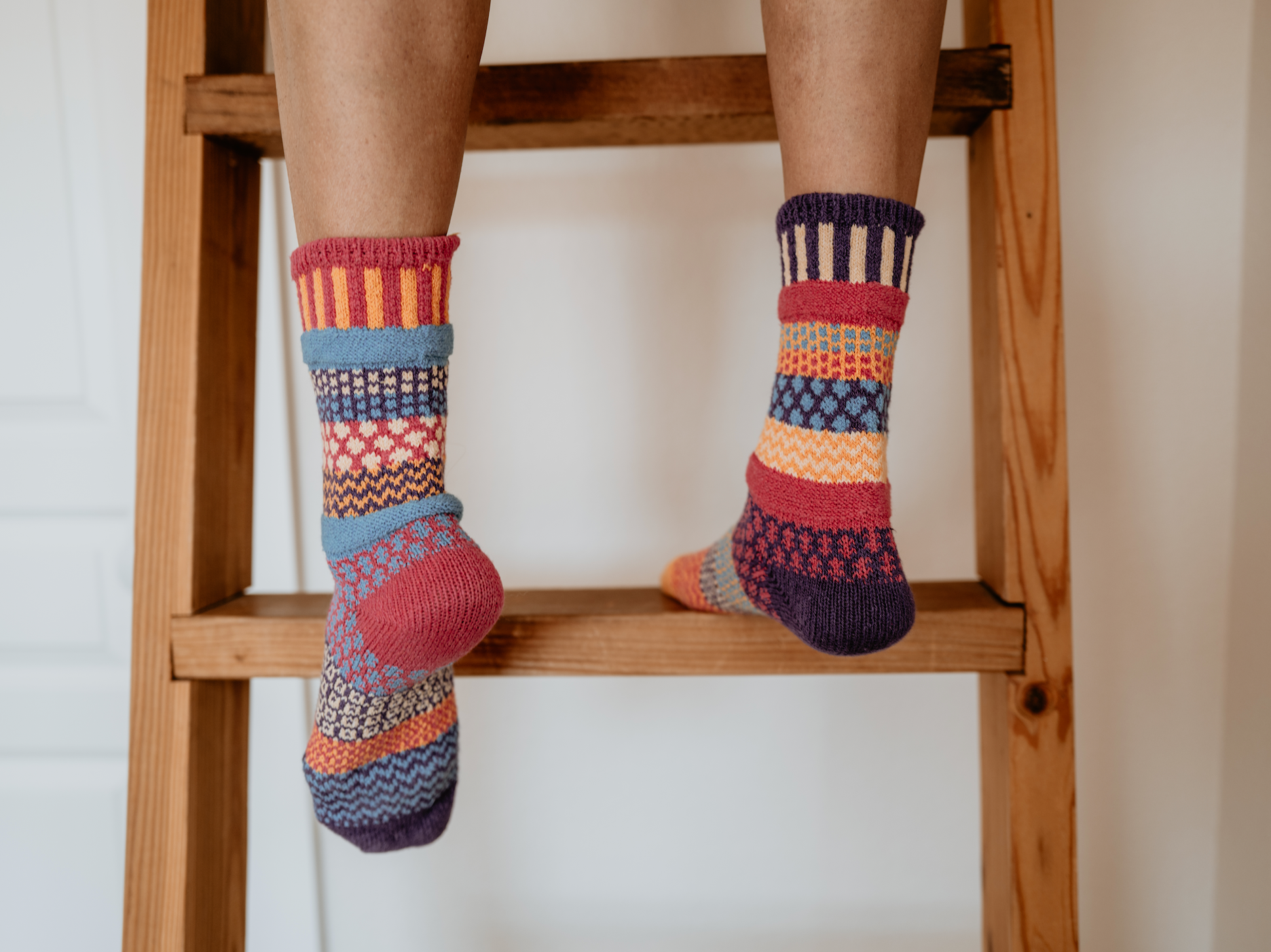 Solmate Socks - Wholesale Socks - Women's - Sunny Crew Socks | Eco-Friendly & Made in the USA 3