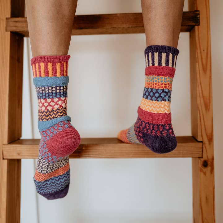 Solmate Socks - Wholesale Socks - Women's - Sunny Crew Socks | Eco-Friendly & Made in the USA 3