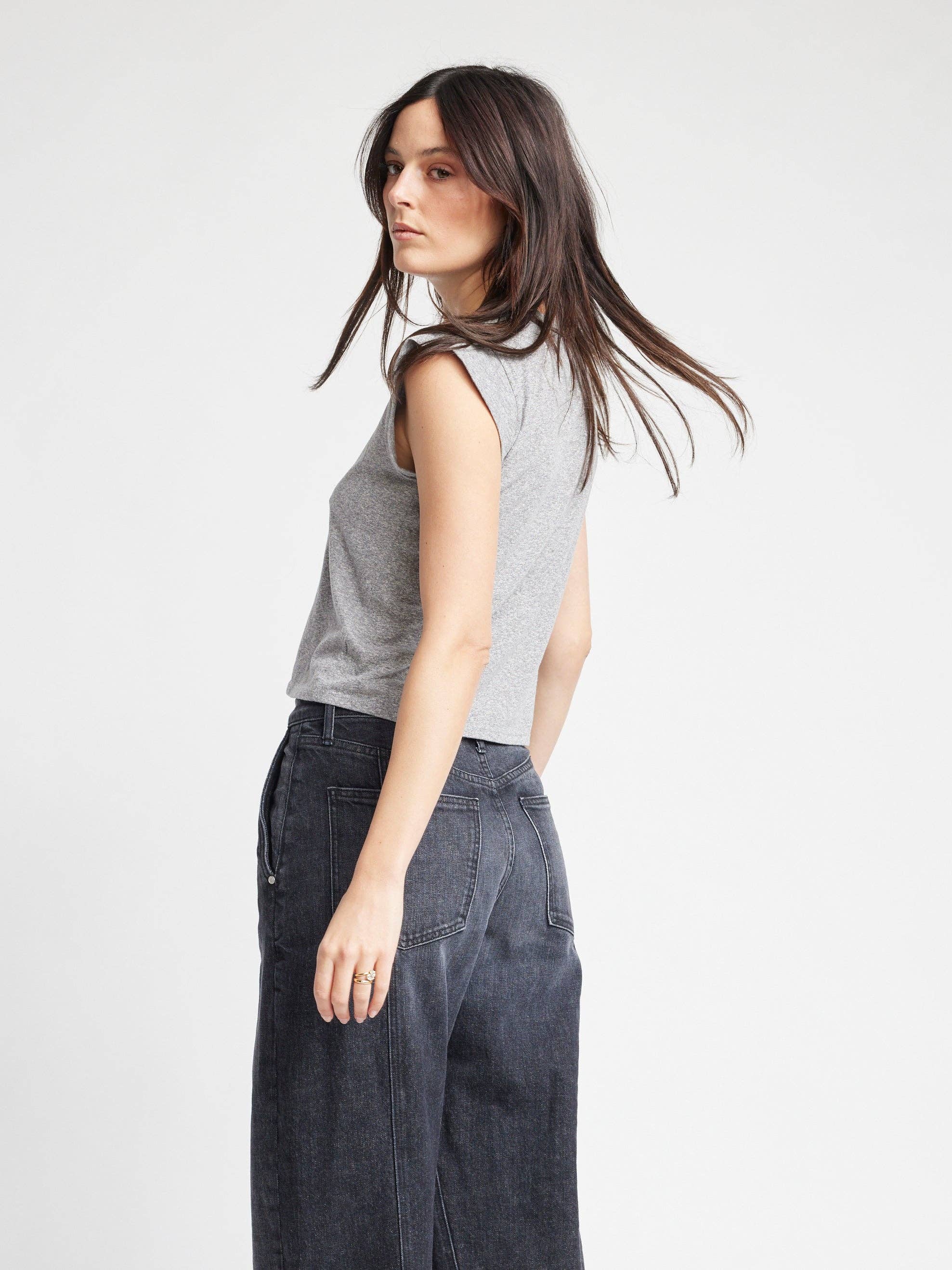 Gris chiné Brynleem Tee en vente sur Faire1