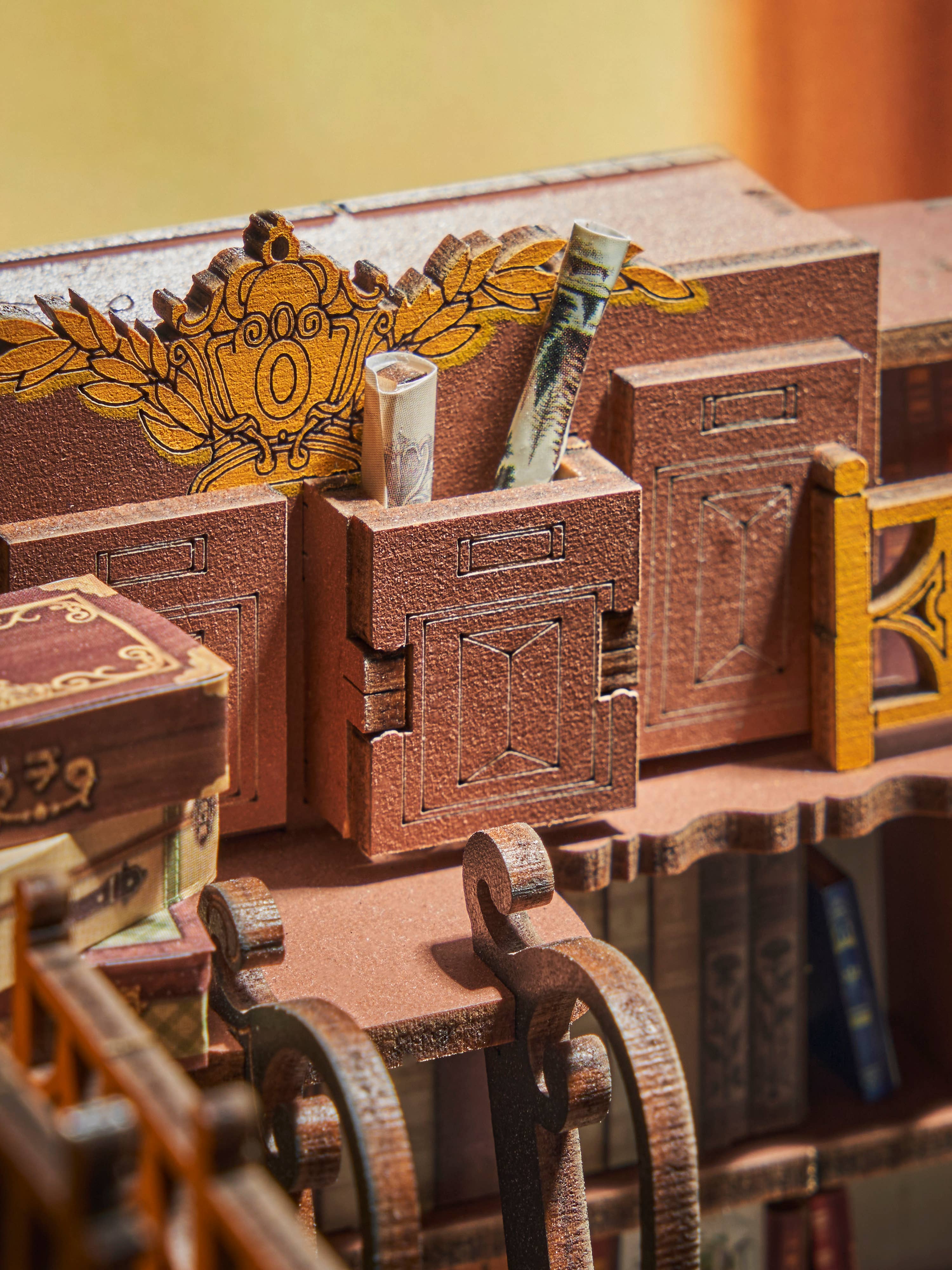 Hands Craft - Vente Kit de bricolage - Kit de Coin de Livre DIY : Étude du Coin Silencieux8