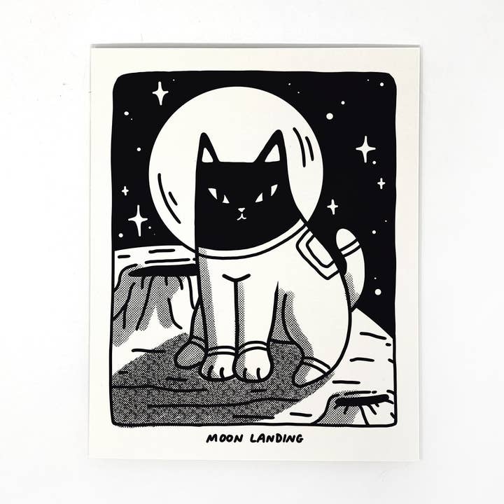 Mondlandung Siebdruck für den Großhandel von Secret Planet