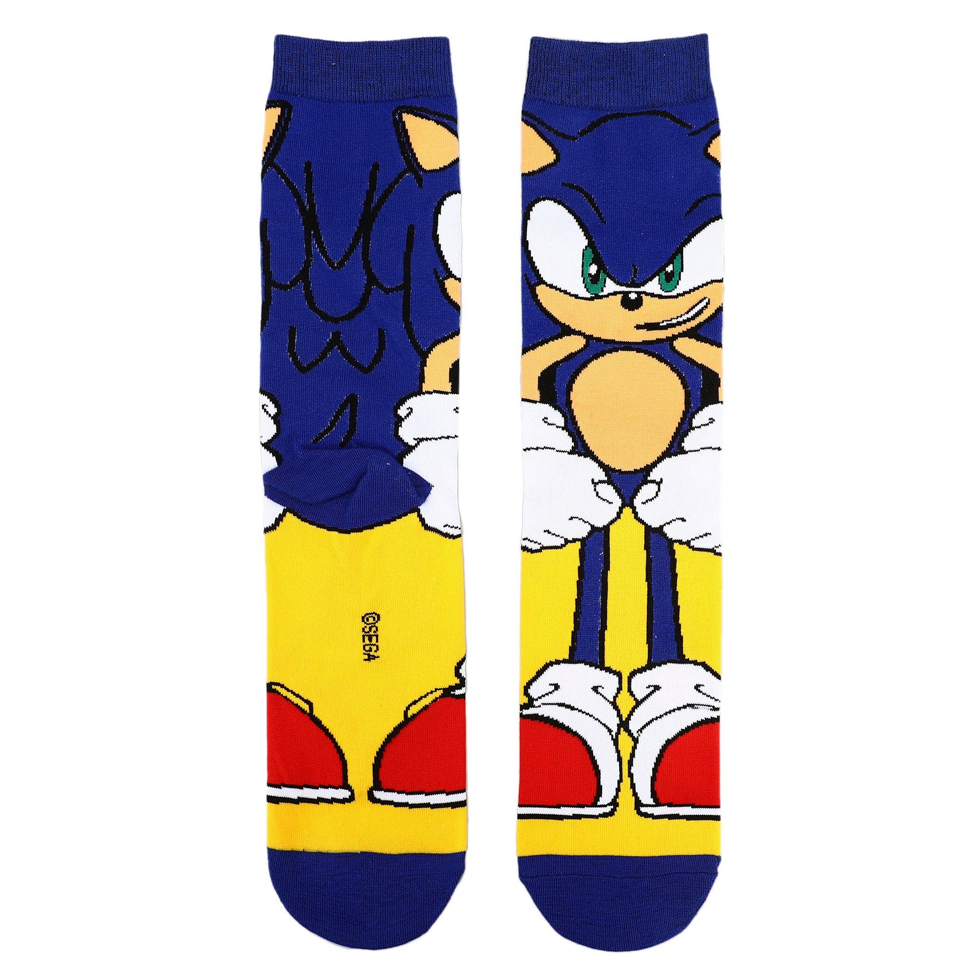 Bioworld Merchandising - Wholesale Socks - Unisex - Sonic the Hedgehog  Sonic, Tails, and Knuckles 3 Pair Crew Sock1