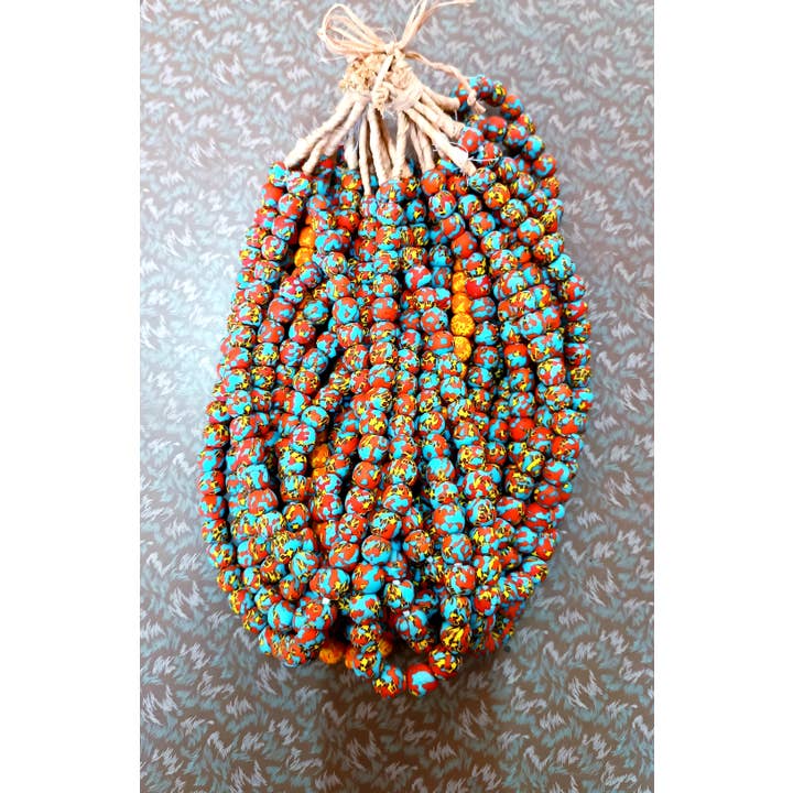 African Craft Collection – Großhandel Perlen – Glasperlen für Schmuckherstellung – Krobo Rundperlen10