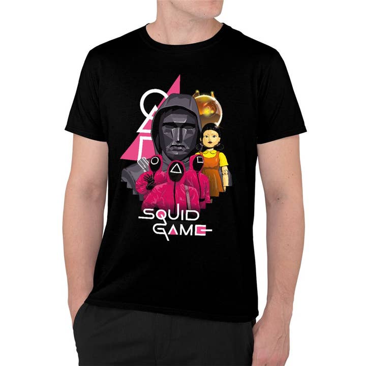 Pyramid International - Wholesale T-Shirt - Unisex - Squid Game 2 (Composition) Black Unisex T-Shirt2