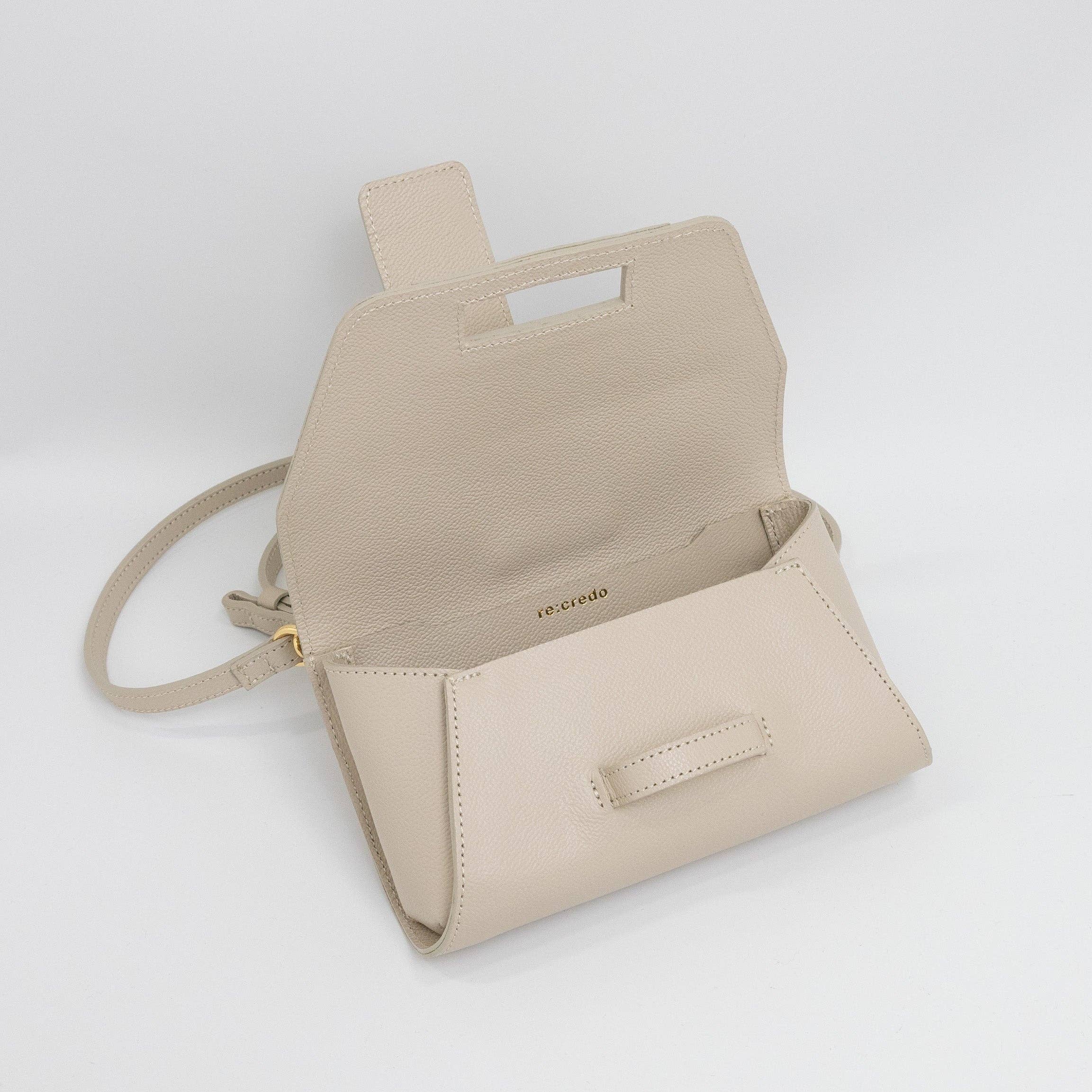 Unofuku - Wholesale Shoulder Bag - Women's - re:credo Noemi  4-Way Shoulder Bag (Beige)4