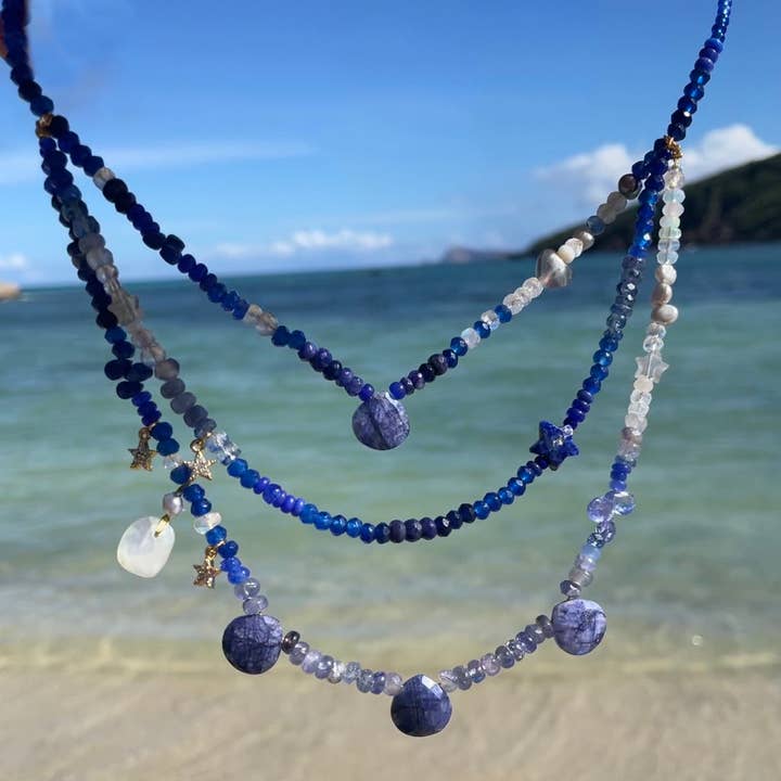 Månebelyst Midnat Lysekrone Alt Halskæde for engroshandel hos Clarke Palmer