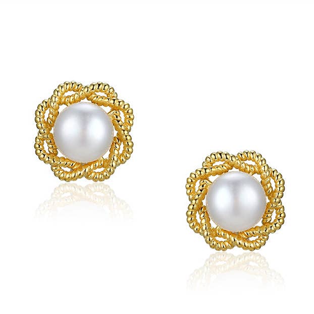 Perlen-Ohrstecker für den Großhandel von Bijoux Champagne