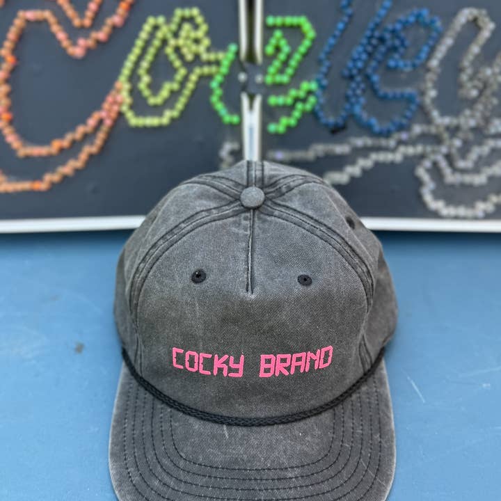 Chapéu de corda em ganga DigiGlow por atacado de The Cocky Brand